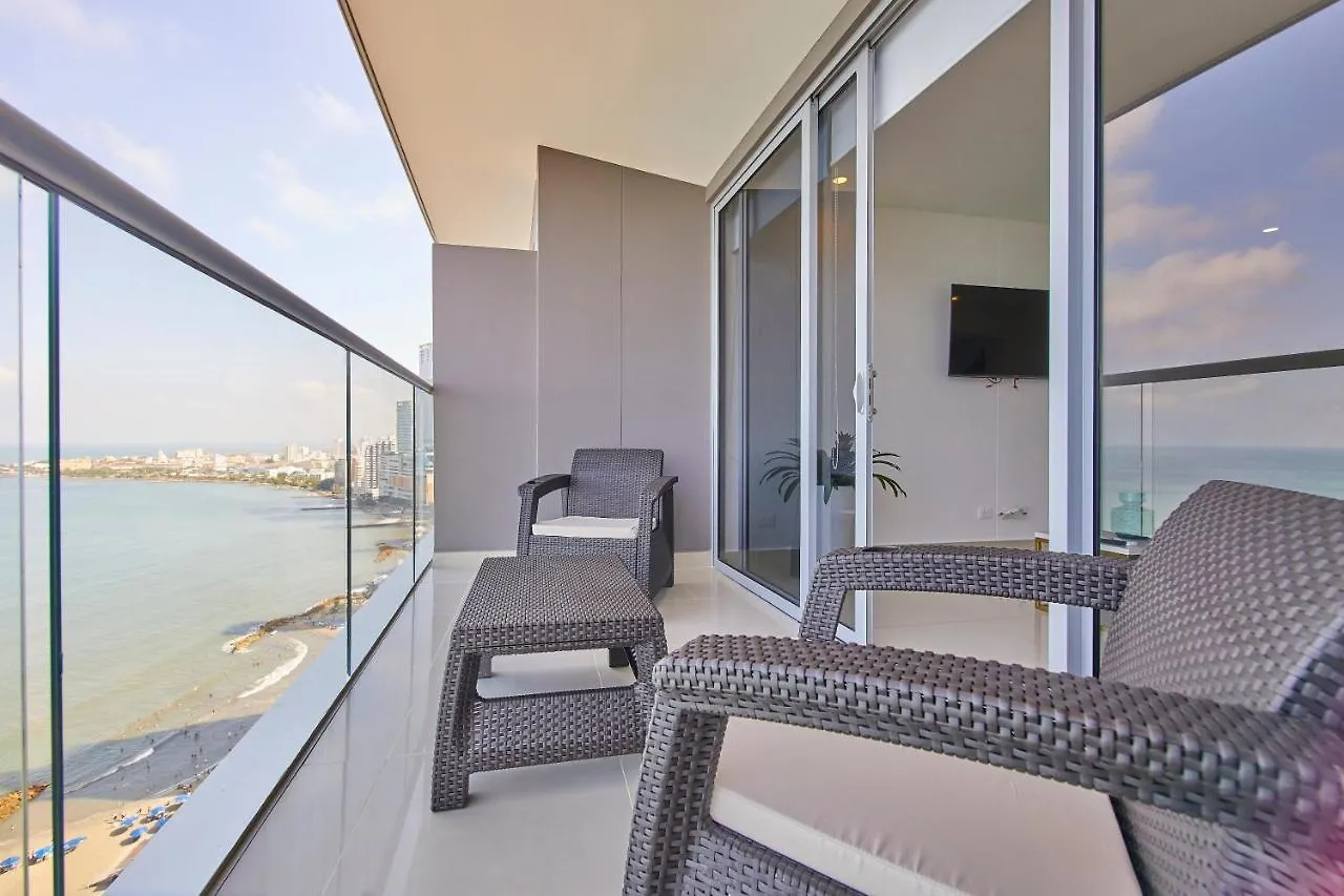 Apartment Beachfront Paradise With Outstanding Sunset Views Cartagena