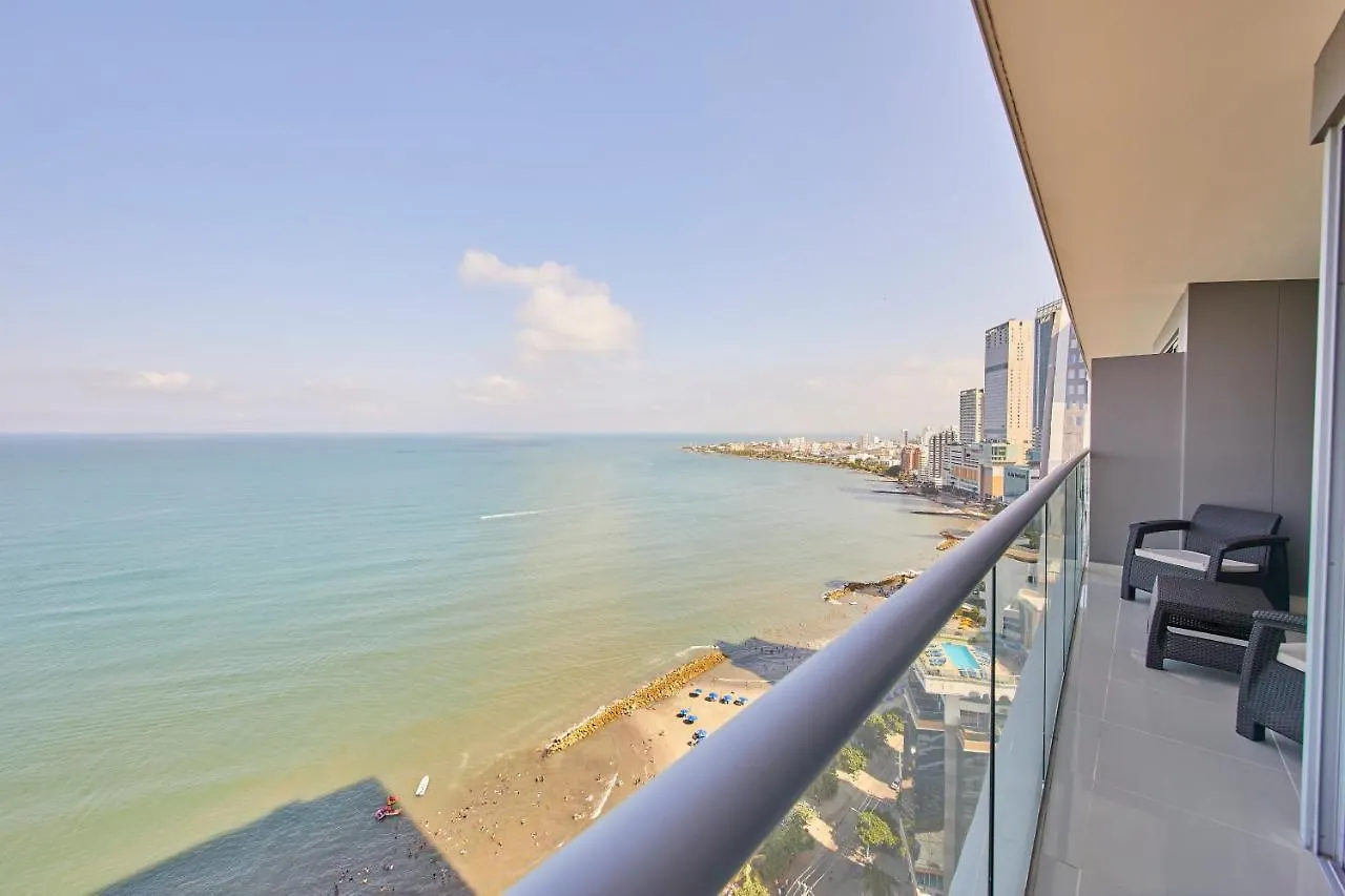 Beachfront Paradise With Outstanding Sunset Views Kartagena Apartament